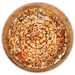 Chicken & Mushroom Pizza 